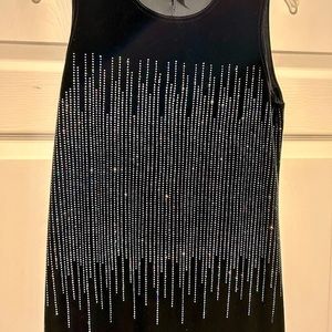 Ronni Nicole stunning sparkly long dress. Black velvet